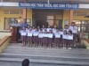 Phát thưởng học sinh đạt giải chữ đẹp cấp huyện, năm học 2024-2025